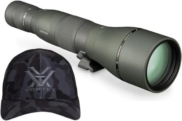 Main image of Vortex Razor HD 27-60x85 Spotting Scope (Straight) and Vortex Cap Bundle
