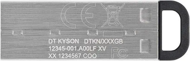 Alt view image 4 of 7 - Kingston 64GB DataTraveler Kyson USB 3.2 Gen 1 200MB/s Read Metal Flash Drive (3-pack)