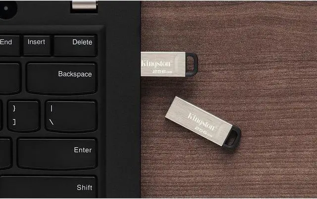 Alt view image 5 of 7 - Kingston 64GB DataTraveler Kyson USB 3.2 Gen 1 200MB/s Read Metal Flash Drive (3-pack)