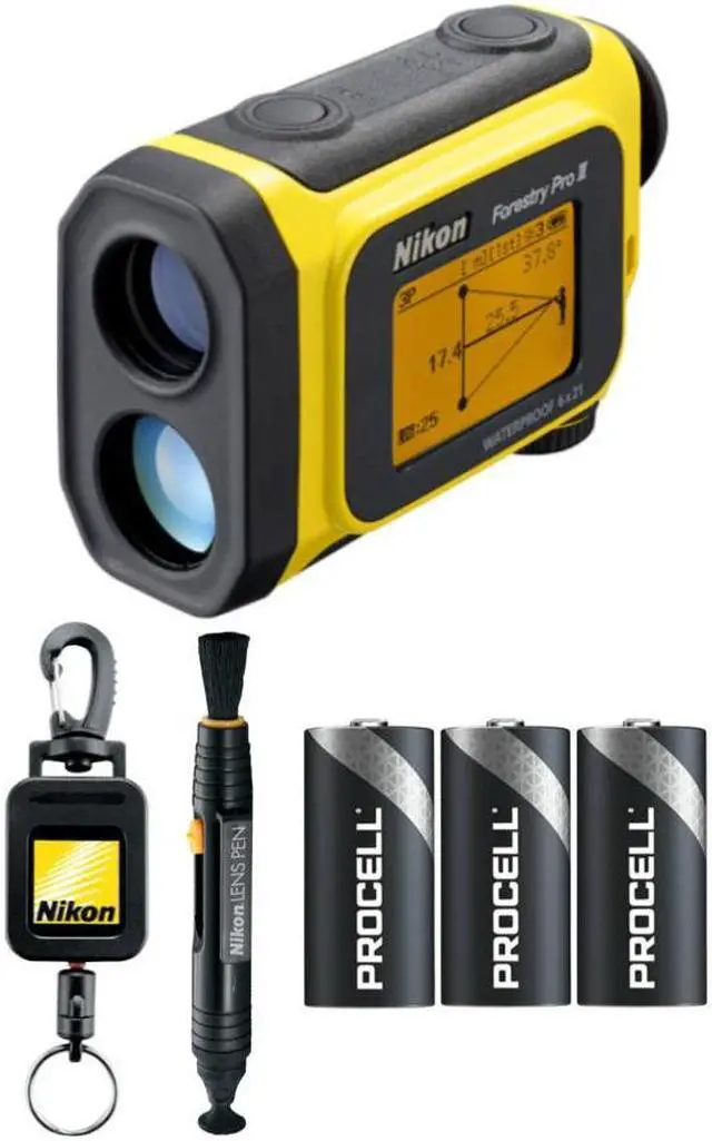 Main image of Nikon Forestry Pro II Laser Rangefinder with 2 Spare Batteries Bundle