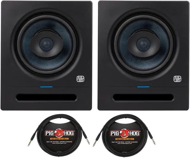 Main image of PreSonus Eris Pro 6 6-inch 2-Way Studio Monitor Pair with 1/4-Inch TRS Cables