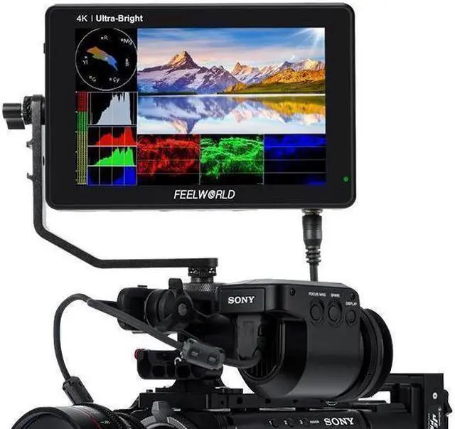 Alt view image 6 of 7 - FeelWorld LUT7S 7-Inch 3D LUT 4K HDMI and SDI Monitor
