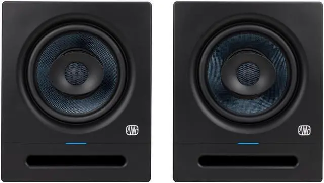 Alt view image 2 of 5 - PreSonus Eris Pro 8 8-Inch 2-way Studio Monitor (Pair) with 1/4-Inch TRS Cables