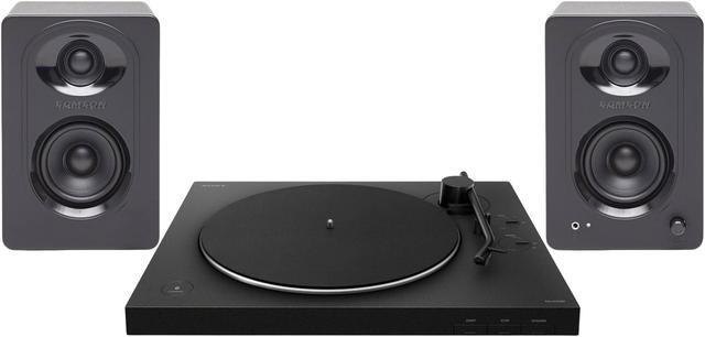 Main image of Sony PS-LX310BT Wireless Turntable with Bluetooth Connectivity with 3-Inch Powered Studio Monitors Pair (Black) bundle