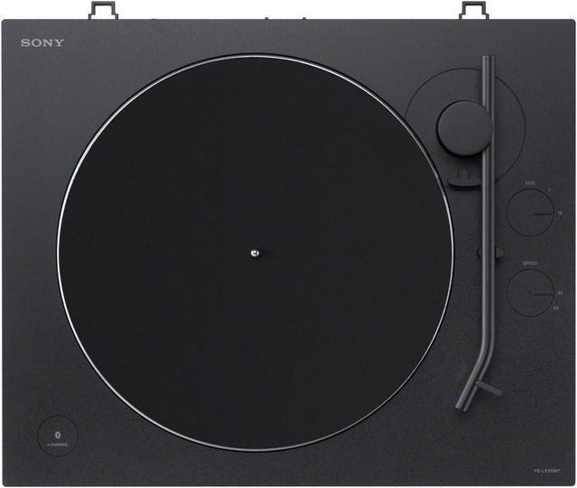 Alt view image 4 of 7 - Sony PS-LX310BT Wireless Turntable with Bluetooth Connectivity with 3-Inch Powered Studio Monitors Pair (Black) bundle