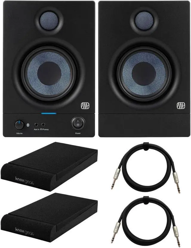 Main image of PreSonus Eris 4.5BT 2nd Gen Active Studio Monitors with Isolation Pads Bundle