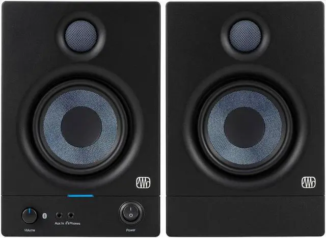 Alt view image 3 of 7 - PreSonus Eris 4.5BT 2nd Gen Active Studio Monitors with Isolation Pads Bundle