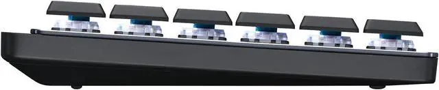 Alt view image 5 of 7 - Logitech MX Mechanical Wireless Keyboard w/Clicky Switches (Graphite)