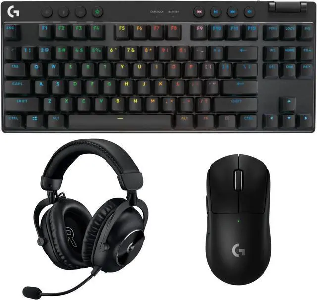 Logitech G PRO X TKL Gaming Keyboard + G PRO X SUPERLIGHT 2 Gaming 
