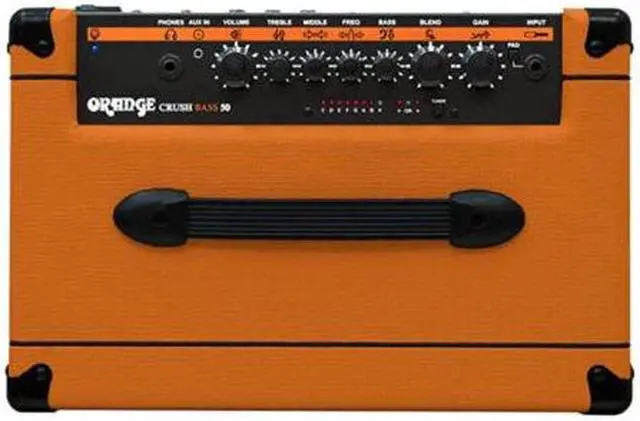Alt view image 7 of 7 - Orange Amps Crush Bass 50 1x12-Inch Combo Amp with Chromatic Tuner (Orange)