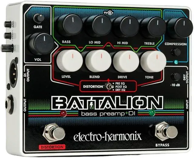 Alt view image 7 of 12 - Electro-Harmonix Battalion Bass Preamp & DI Pedal