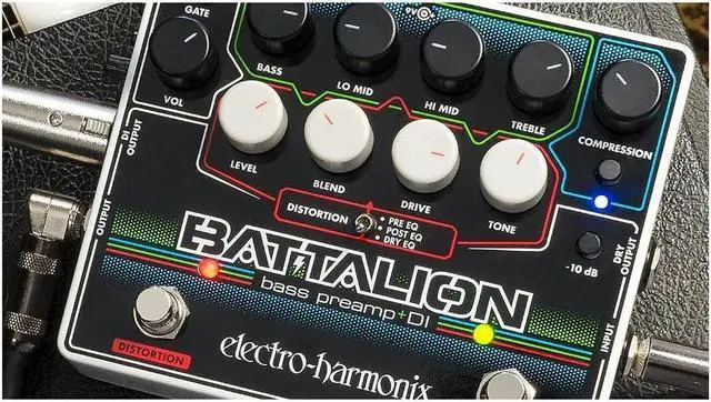 Alt view image 12 of 12 - Electro-Harmonix Battalion Bass Preamp & DI Pedal