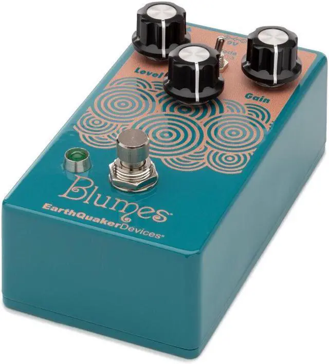 Alt view image 3 of 6 - EarthQuaker Devices Blumes Small Signal Shredder Overdrive Pedal for Bass (Water Blue)