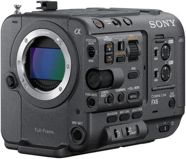 Alt view image 2 of 9 - Sony FX6 Full-Frame Cinema Camera (Body Only) - SOFX6