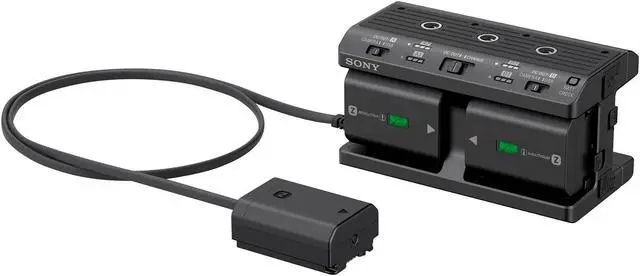 Alt view image 7 of 7 - Sony Multi Battery Charger Adapter Kit with Four NP-FZ100 batteries Bundle
