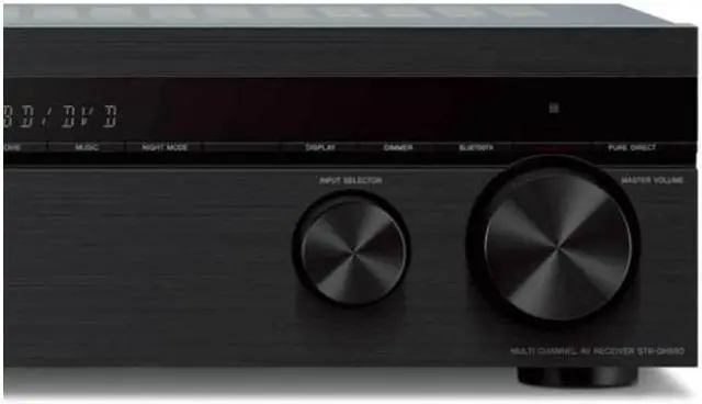 Alt view image 7 of 7 - Sony STRDH590 5.2-Channel Home Theater AV Receiver with Accessory Bundle