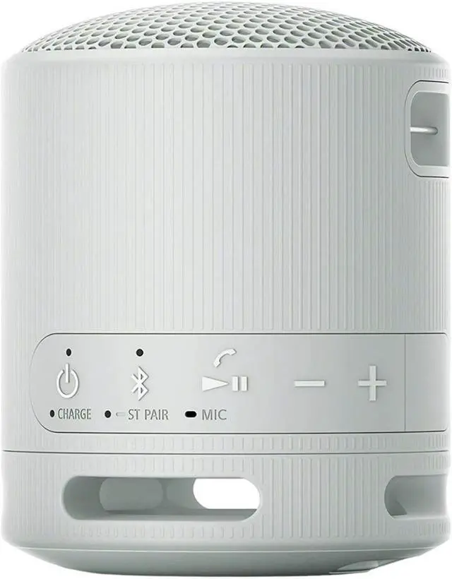 Alt view image 10 of 13 - Sony SRSXB100H XB100 Compact Bluetooth Speaker - Light Gray