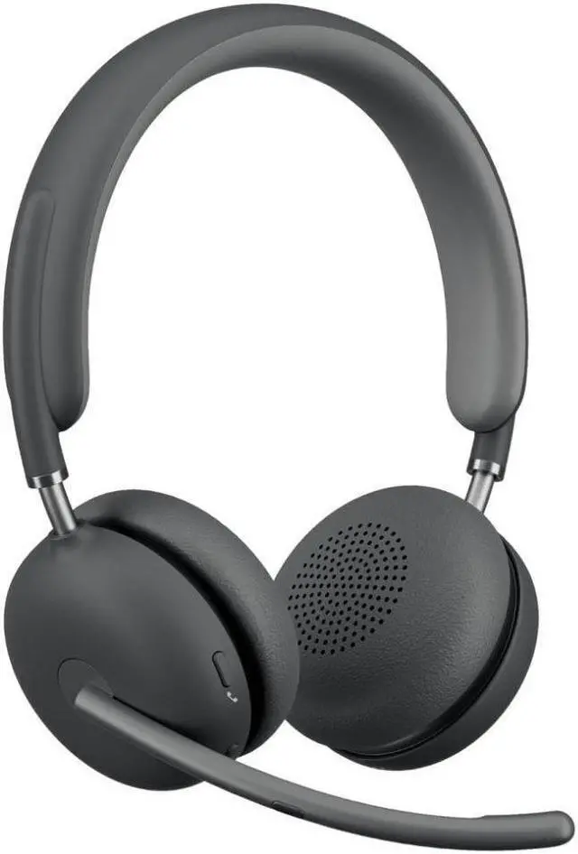 Alt view image 4 of 7 - Logitech Zone wireless 2 UC, Graphite + 4K Pro Webcam