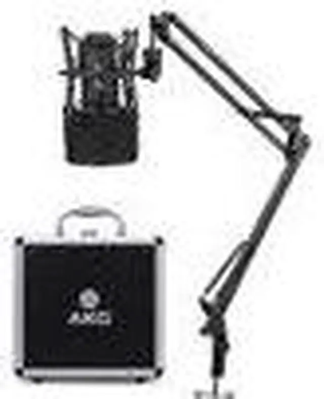 Alt view image 5 of 7 - AKG P220 High-Performance Condenser Microphone Bundle with Accessory