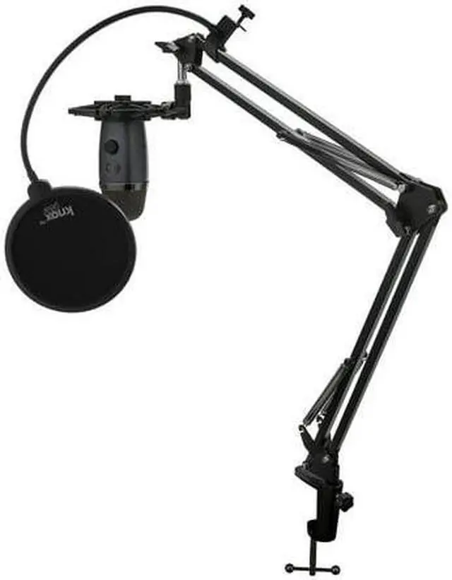Main image of Blue Yeti Nano USB Mic (Shadow Gray) w/ Knox Boom Arm, Shock Mount & Pop Filter