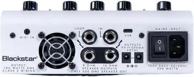 Alt view image 9 of 9 - Blackstar DEPT. 10 AMPED 1 100W Amp Pedal White
