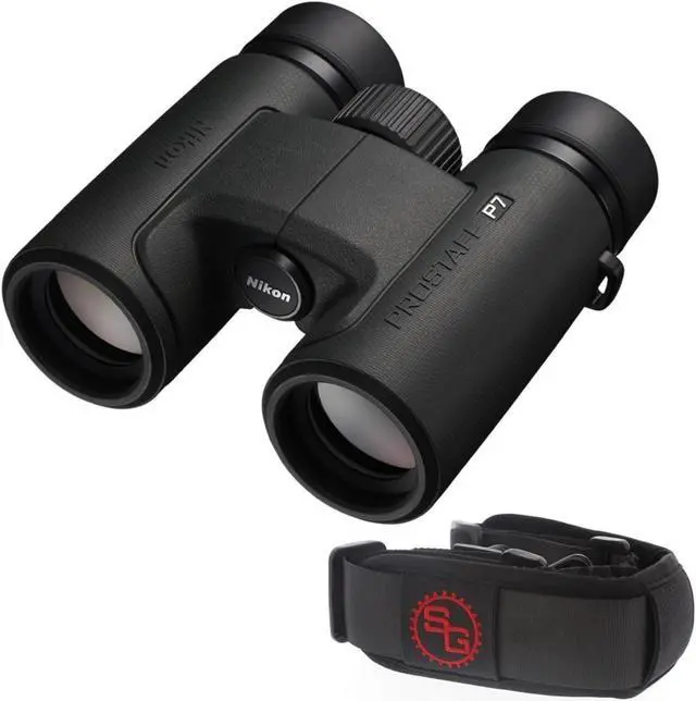 Main image of Nikon Prostaff P7 8X30 Binoculars with Bungee Strap Bundle