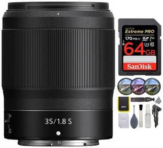 Main image of Nikon 20081 NIKKOR Z 35mm f/1.8 S Wide Angle Lens Bundle