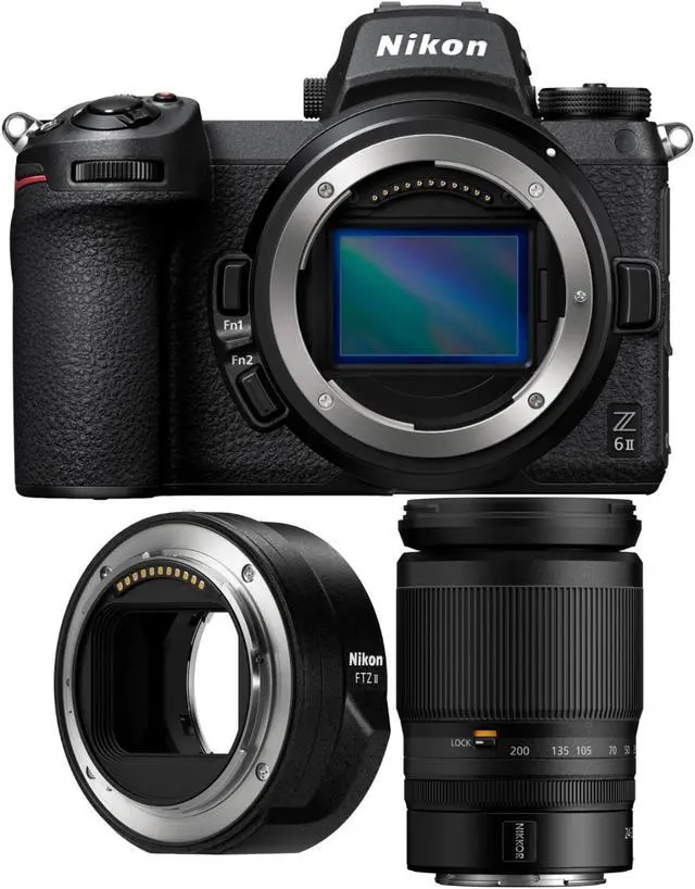 Main image of Nikon Z 6II Full-Frame Mirrorless Camera with NIKKOR Z 24-200mm VR Lens Bundle