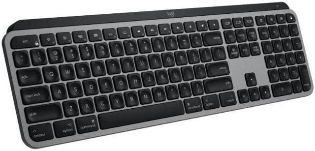 Alt view image 4 of 7 - Logitech MX Keys Advanced Illuminated Wireless Keyboard for Mac + MX Palm Rest