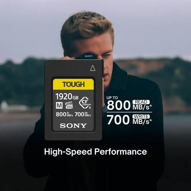 Alt view image 3 of 7 - Sony M Series 1920GB CFexpress Type A TOUGH Memory Card with Sony MRWG2 Memory Card Reader