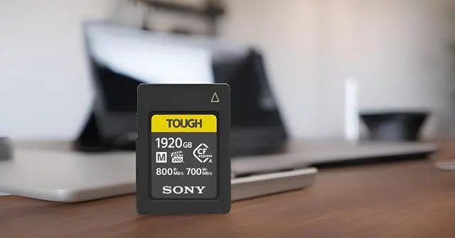 Alt view image 6 of 7 - Sony M Series 1920GB CFexpress Type A TOUGH Memory Card with Sony MRWG2 Memory Card Reader