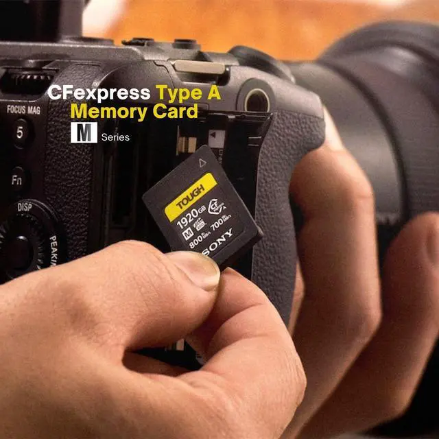 Alt view image 5 of 7 - Sony M Series 1920GB CFexpress Type A TOUGH Memory Card with Sony MRWG2 Memory Card Reader