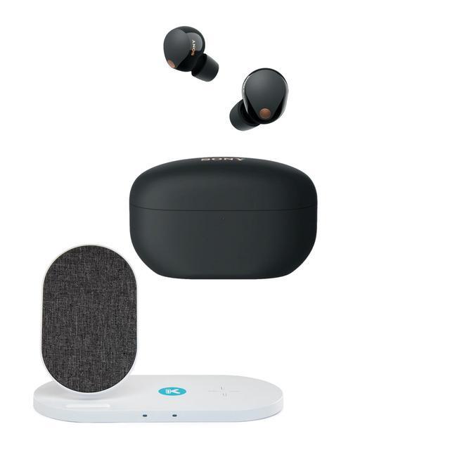 Sony WF-1000XM5 Truly Wireless Noise Canceling Earbuds (Black) Bundle