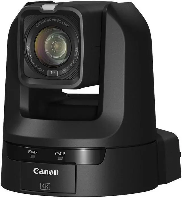 Alt view image 2 of 19 - Canon CR-N100 4K NDI PTZ Camera with 20x Zoom (Satin Black)