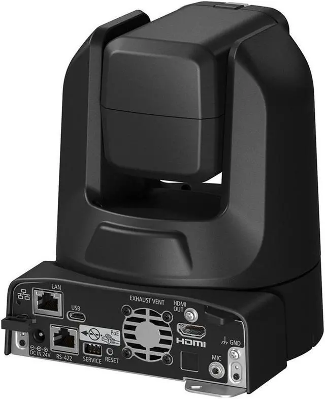 Alt view image 7 of 19 - Canon CR-N100 4K NDI PTZ Camera with 20x Zoom (Satin Black)