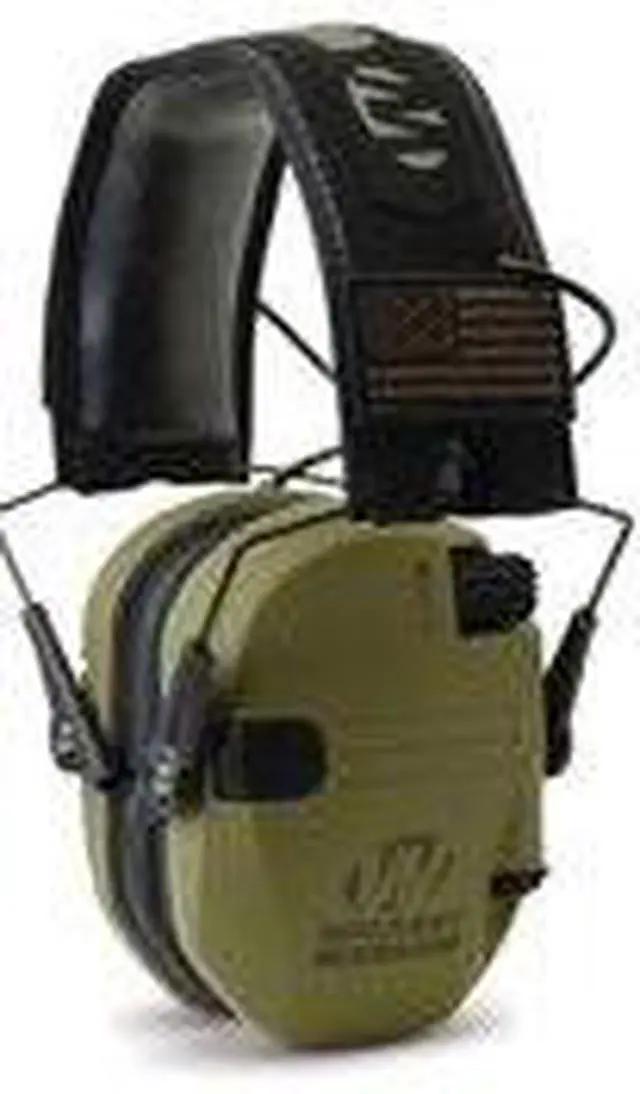 Alt view image 7 of 7 - Walkers Razor Electronic Muffs (Green Patriot) 2-Pack, Walkie Talkies & Glasses