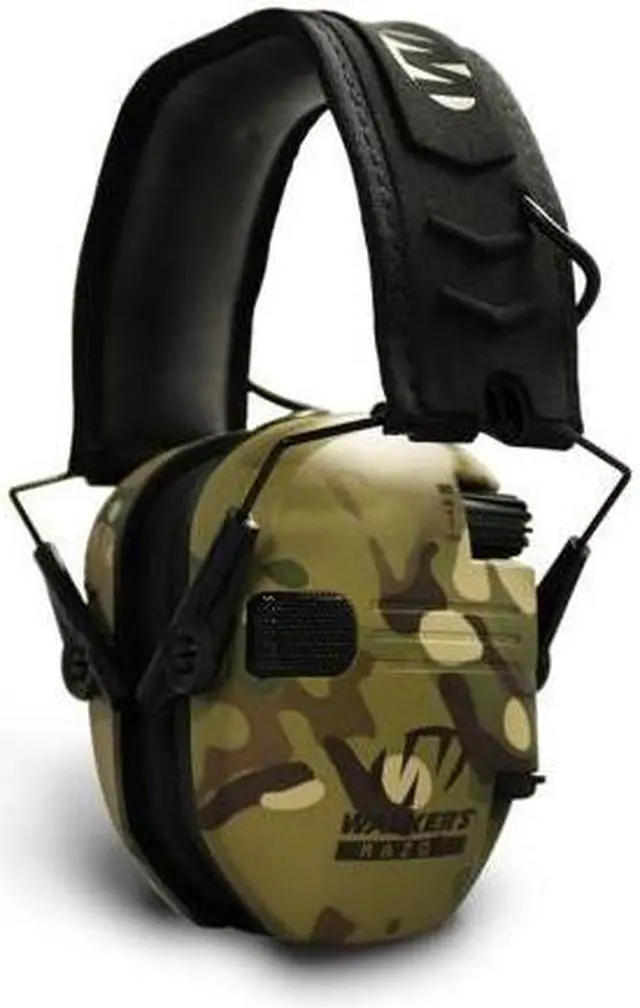 Alt view image 6 of 7 - Walkers Razor Slim Electronic Muff (MultiCam Camo Tan) Bundle