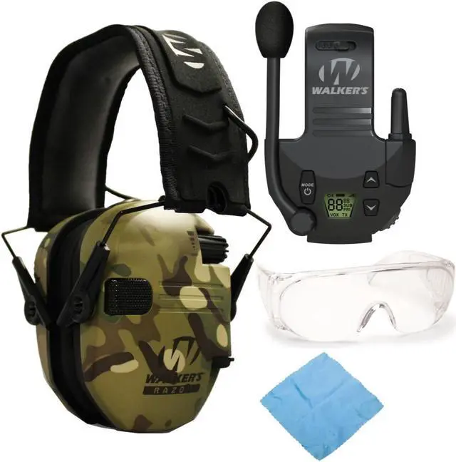 Main image of Walkers Razor Slim Electronic Muff (MultiCam Camo Tan) Bundle