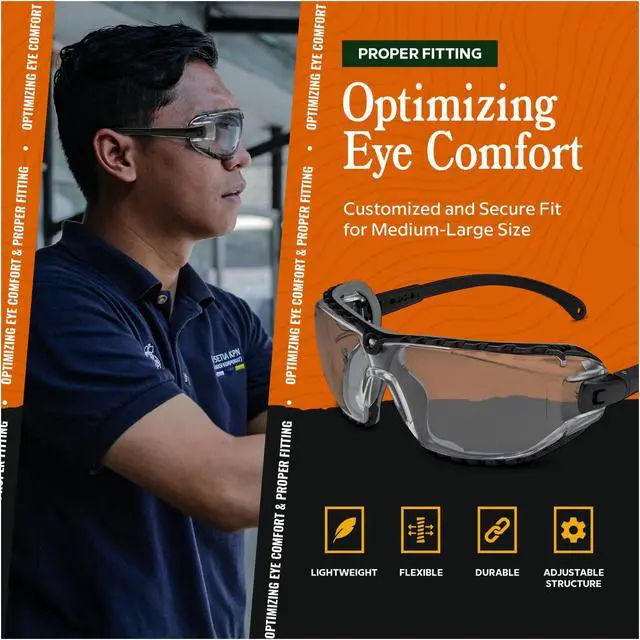 Alt view image 5 of 6 - Walker's Game Ear Razor Slim Electronic Lightweight Shooting Hunting Range Hearing Protection Muffs Glasses Bundle