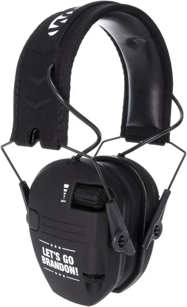 Alt view image 5 of 7 - Walkers Game Ear Razor Muffs (Let's Go Brandon) with Protective Case