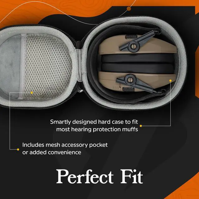 Alt view image 3 of 7 - Walkers Game Ear Razor Muffs (Let's Go Brandon) with Protective Case