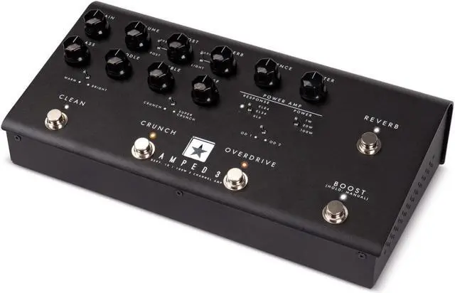 Alt view image 5 of 11 - Blackstar AMPED 3 100W Guitar Power Amplifier With 3 Channels Black