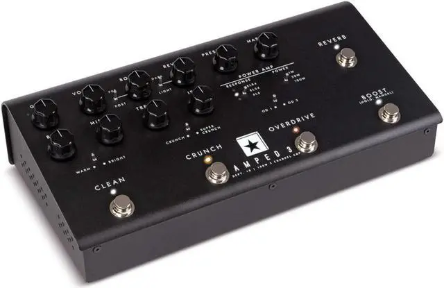 Alt view image 6 of 11 - Blackstar AMPED 3 100W Guitar Power Amplifier With 3 Channels Black