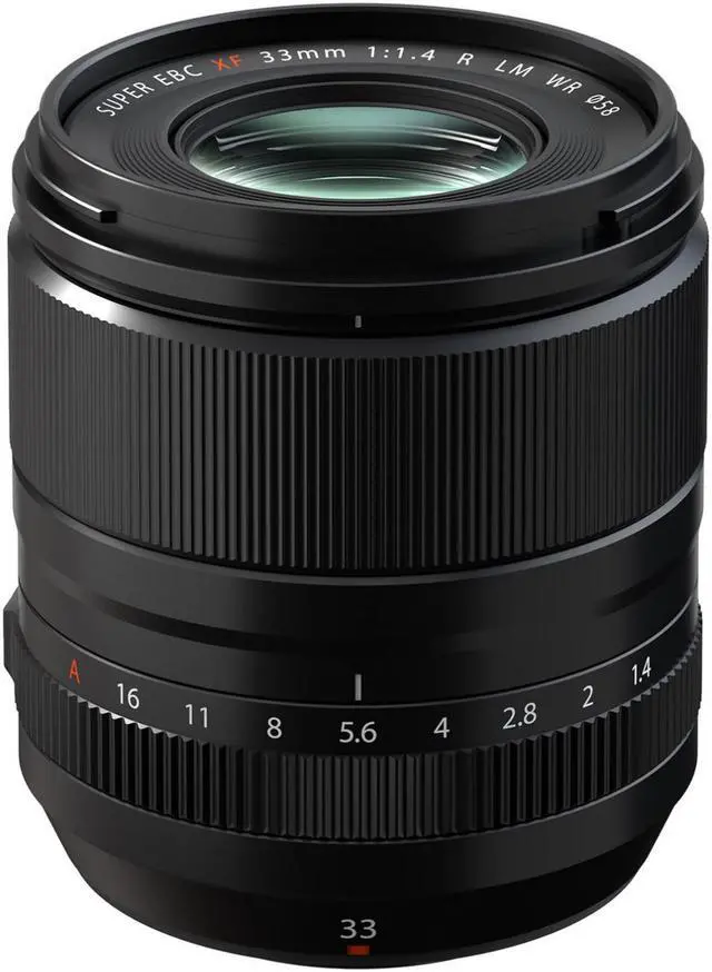 Alt view image 2 of 7 - Fujifilm Fujinon XF 33mm f/1.4 R LM WR Lens Bundle with Battery and Accessories
