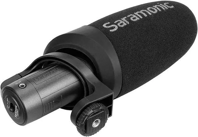 Alt view image 3 of 7 - Saramonic CamMic+ Battery-Powered Camera-Mount Shotgun Microphone