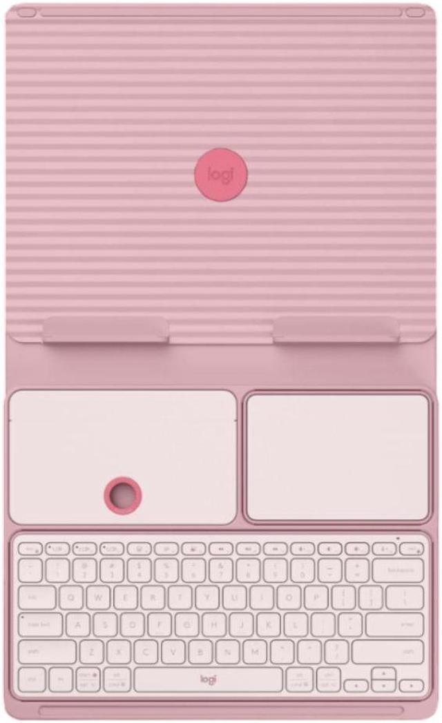 Alt view image 3 of 7 - Logitech CASA POP-UP DESK (Bohemian Blush)