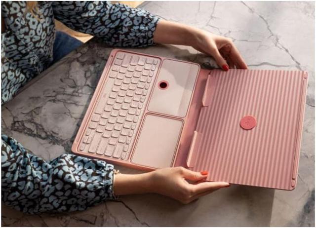 Alt view image 7 of 7 - Logitech CASA POP-UP DESK (Bohemian Blush)