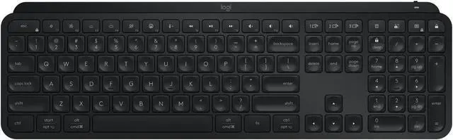 Alt view image 2 of 6 - Logitech MX Keys S Wireless Keyboard with Smart Actions Shortcuts (Black) Bundle
