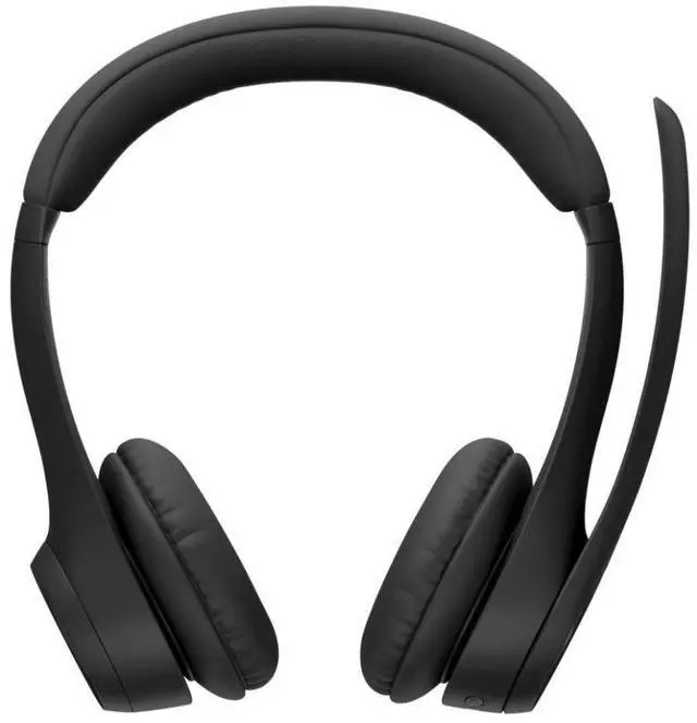 Alt view image 10 of 15 - Logitech Zone 300 Wireless Bluetooth Headset With Noise-Canceling Microphone, Compatible with Windows, Mac, Chrome, Linux, iOS, iPadOS, Android - Black