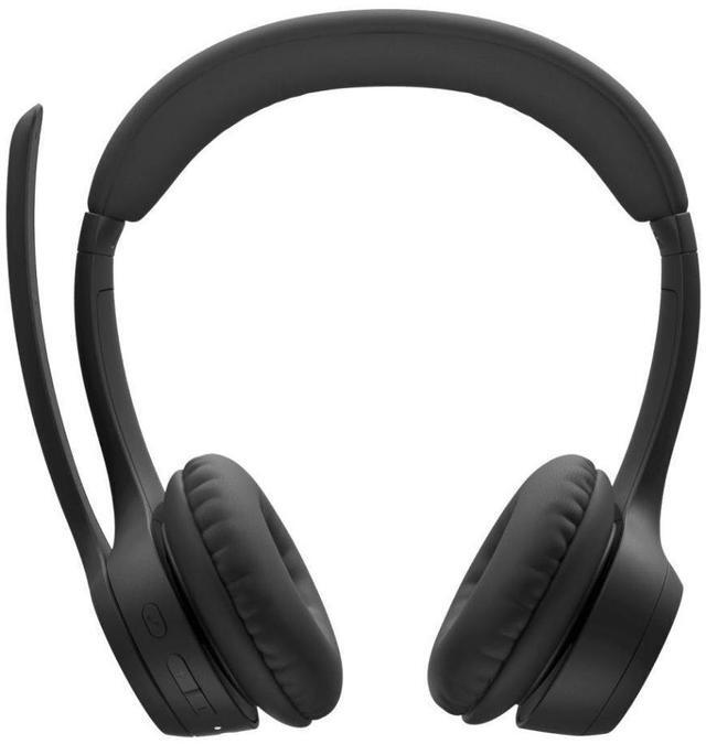 Alt view image 11 of 15 - Logitech Zone 300 Wireless Bluetooth Headset With Noise-Canceling Microphone, Compatible with Windows, Mac, Chrome, Linux, iOS, iPadOS, Android - Black